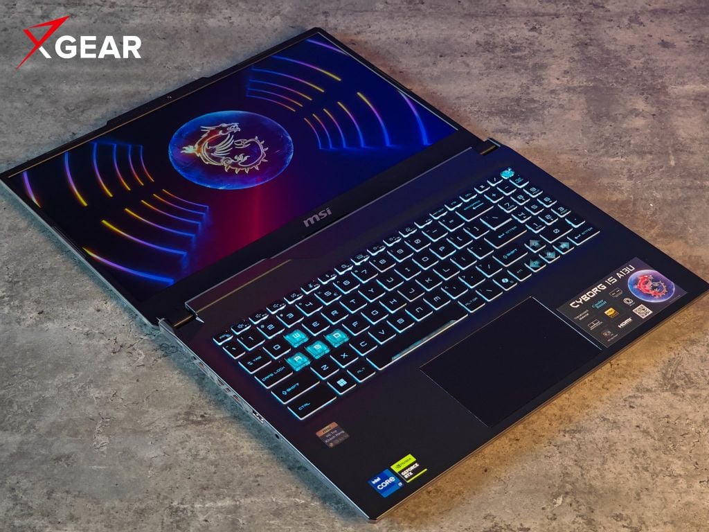 thiết kế của MSI Cyborg 15 A13UC 2082VN