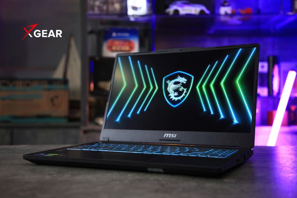 laptop gaming msi cyborg 15 black edition a13ve 2410vn góc nhìn bên phải