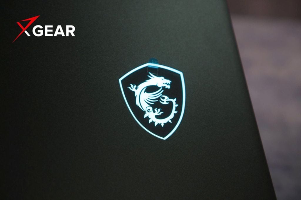 laptop gaming msi raider 16 hx b2wh 258vn logo rồng msi