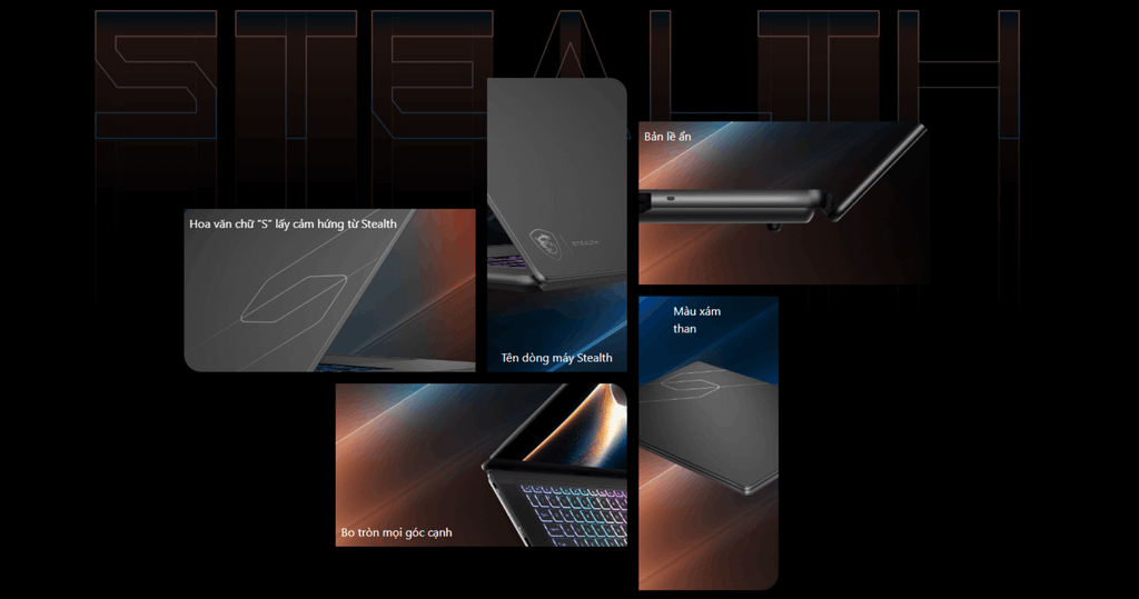 Laptop Gaming MSI Stealth 16 AI+ B3WGX-051VN