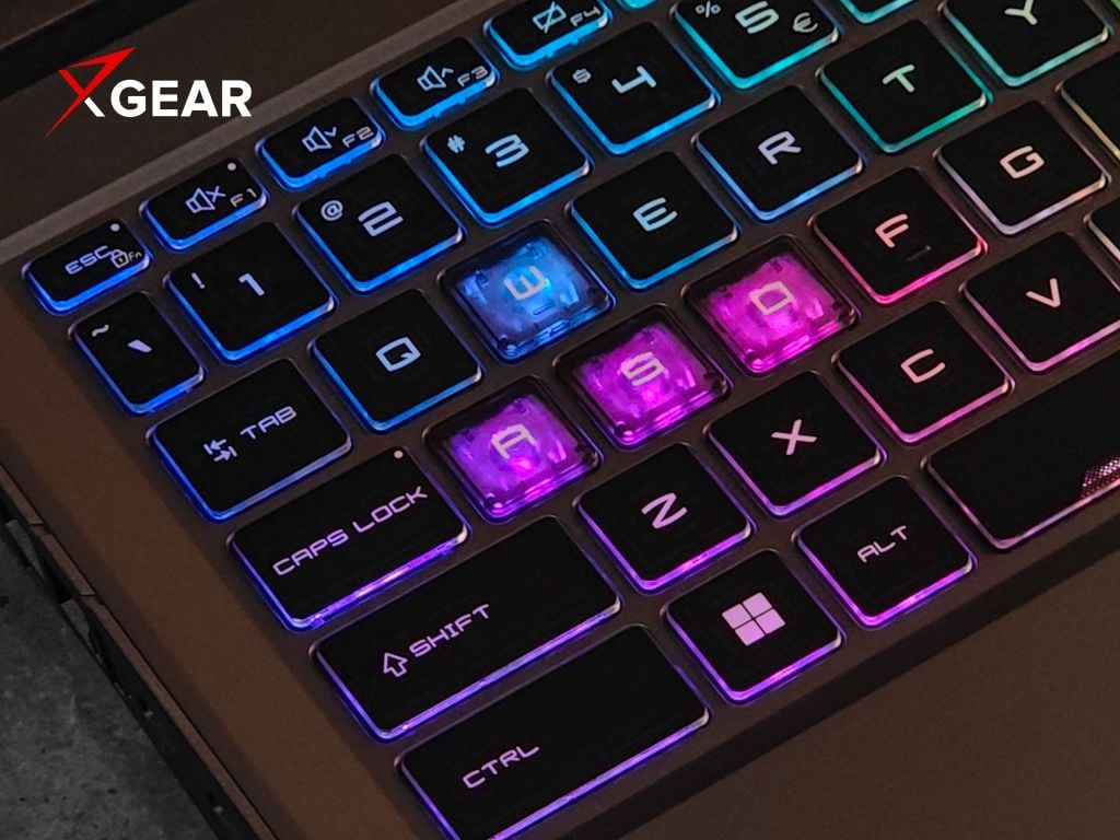 cụm SWAS MSI Vector 16 HX AI A2XWHG 010VN bố trí khoa học