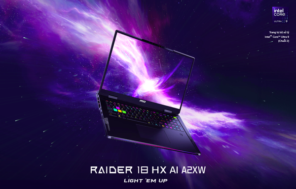 Laptop Gaming MSI Raider 18 Max HX A2WI 1285VN