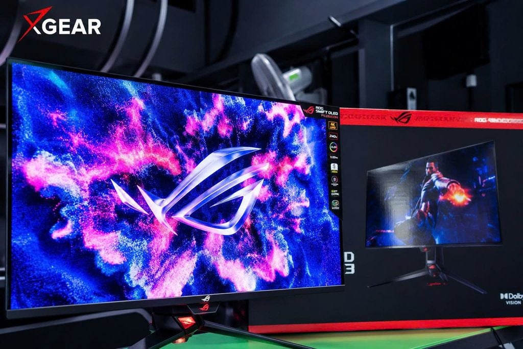 màn hình asus rog swift oled pg32ucdm gen3 thật tế