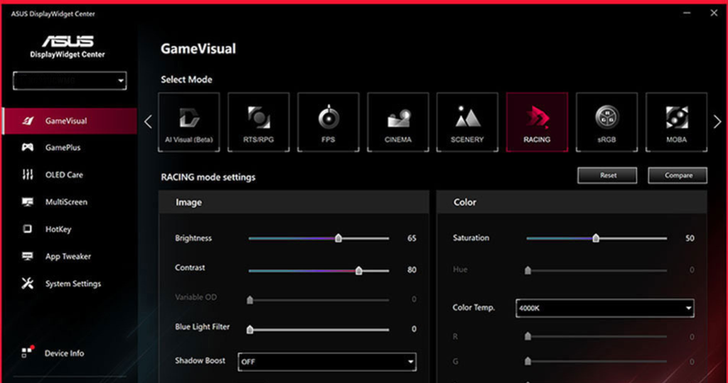 DisplayWidget Center