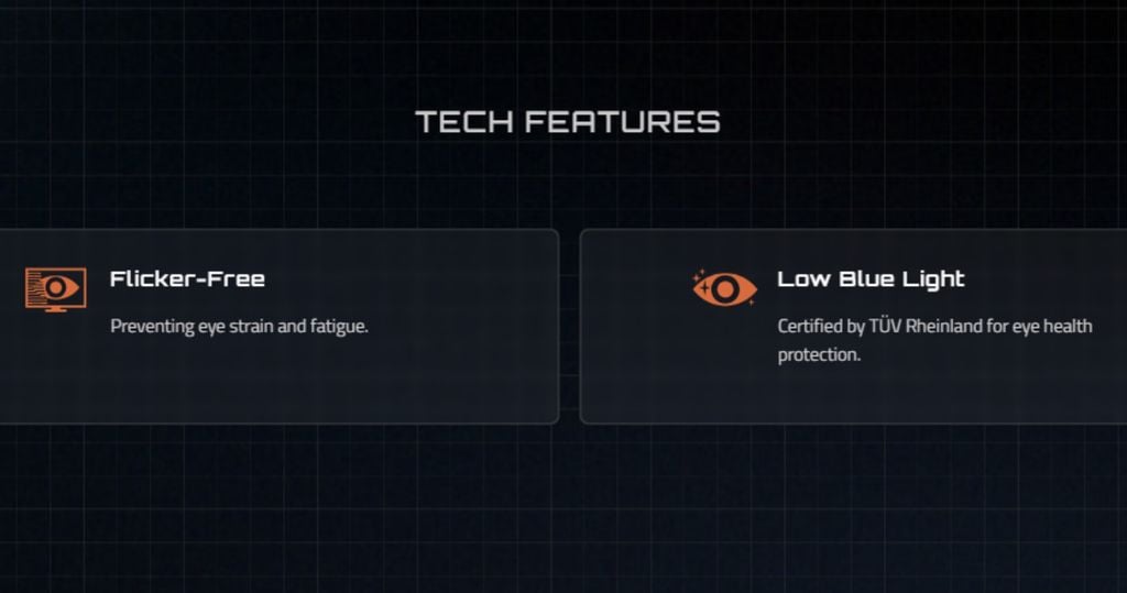 Màn hình Gaming Gigabyte GS25F14 được tích hợp nhiều phần mềm bảo vệ thị lực