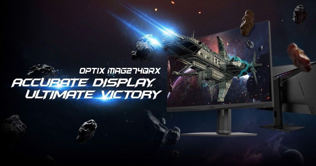 Màn hình MSI G274QPX tần số quét 240 Hz và thời gian phản hồi nhanh chóng