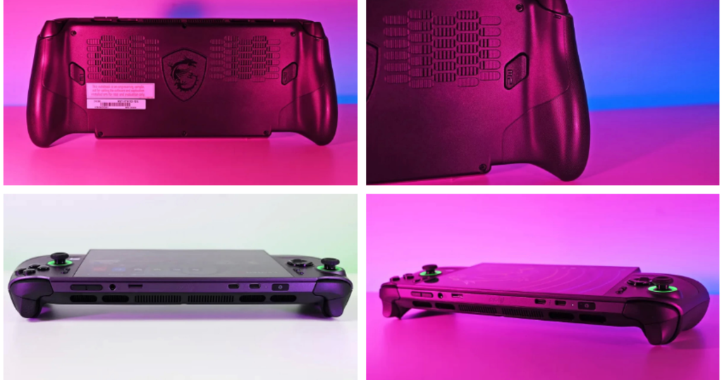 may choi game cam tay msi claw 8 ex ai cg3em 030vn chi tiết cá góc