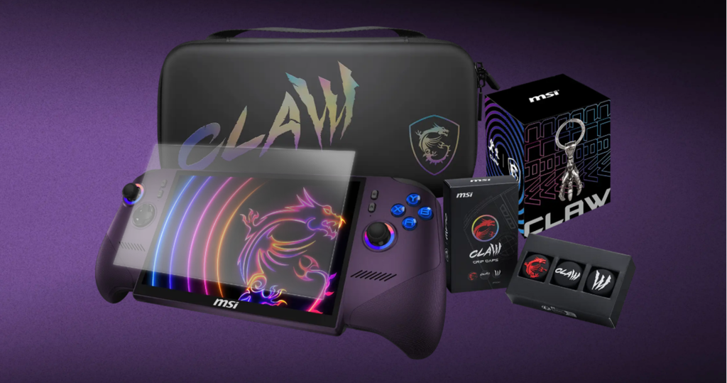 may choi game cam tay msi claw 8 ex ai cg3em 030vn bộ quà tặng