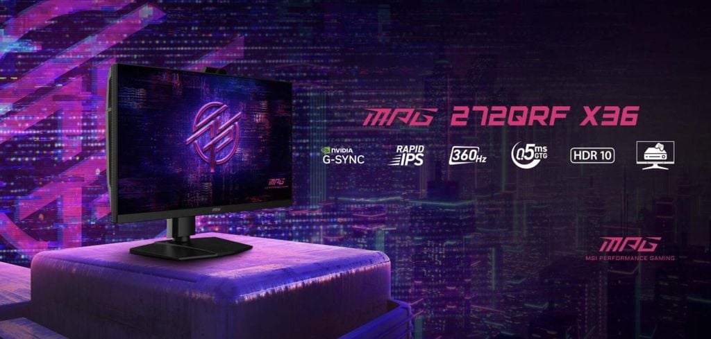 nhiều công nghệ bảo vệ mắt được trang bị cho màn hình MSI MPG 272QRF X36