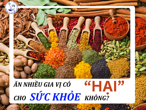 ĂN NHIỀU GIA VỊ CÓ TỐT KHÔNG? CÁCH DÙNG GIA VỊ AN TOÀN CHO SỨC KHỎE