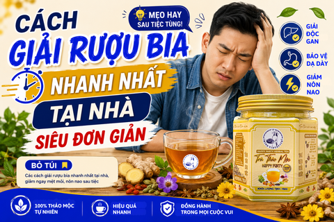CÁCH GIẢI RƯỢU BIA NHANH NHẤT TẠI NHÀ SIÊU ĐƠN GIẢN