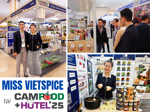 MISS VIETSPICE TỎA SÁNG TẠI HỘI CHỢ TRIỂN LÃM CAMFOOD HOTEL 2025