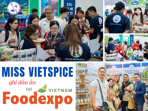 MISS VIETSPICE nổi bật và ghi dấu ấn tại Vietnam Foodexpo 2025