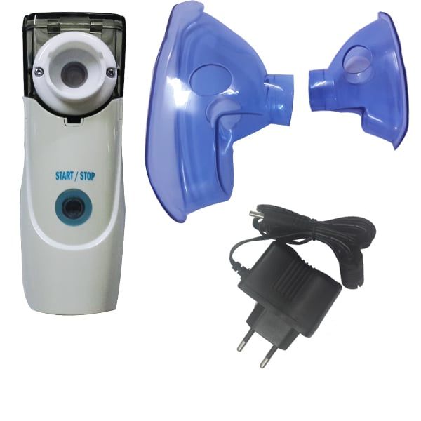 Máy xông mũi họng cầm tay MAXVI PY-001 tạo hạt sương mịn 4.8µm
