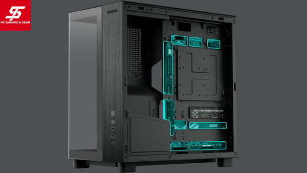 ATLAS M4 lắp tản nước 360mm ra sao?