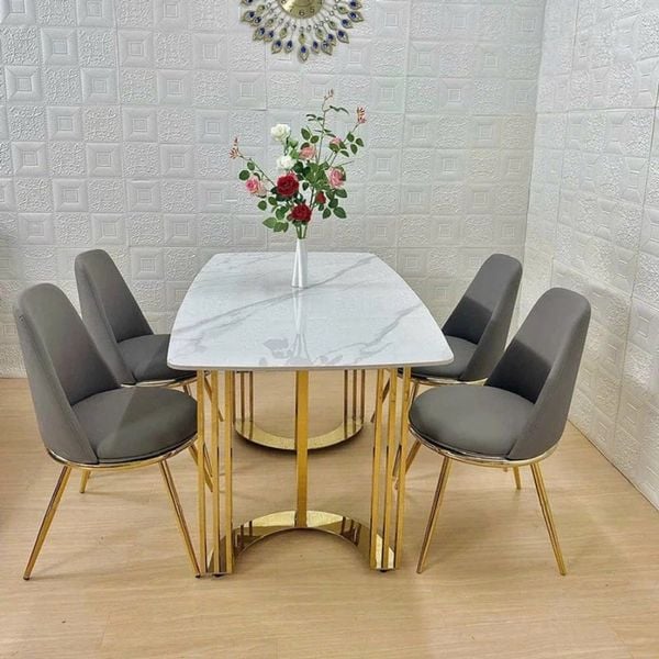 Bàn ăn mặt đá Calliope DPBA02