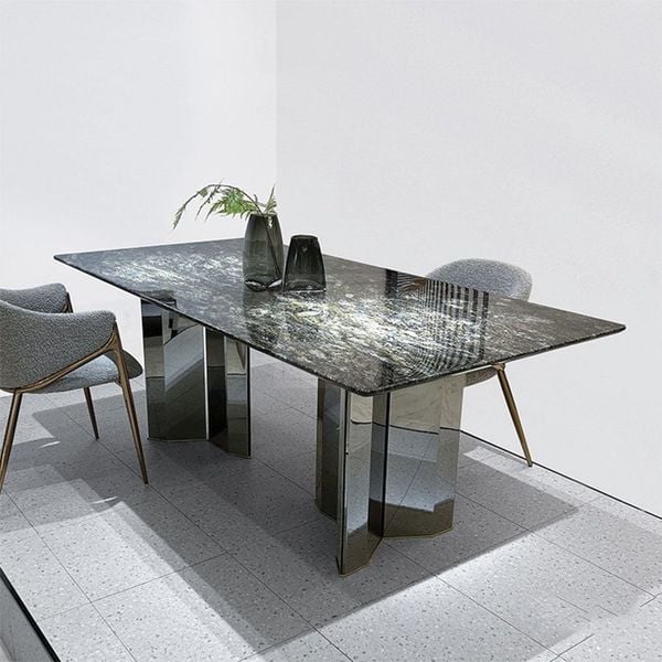 Bàn ăn mặt đá 8 ghế Tenge ACC0050