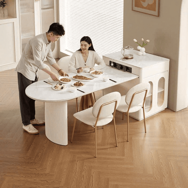 Bàn đảo bếp tạo sự gắn kết gia đình