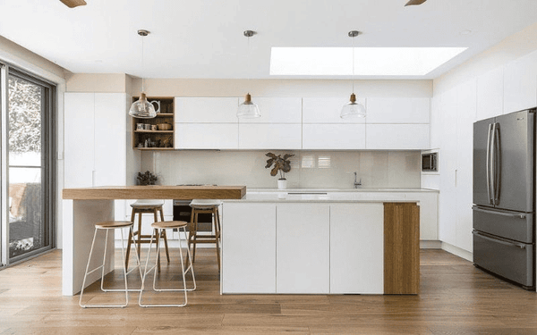 Bàn đảo bếp có tủ