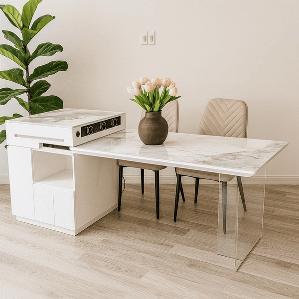 Bàn đảo bếp giúp tối ưu hoá không gian