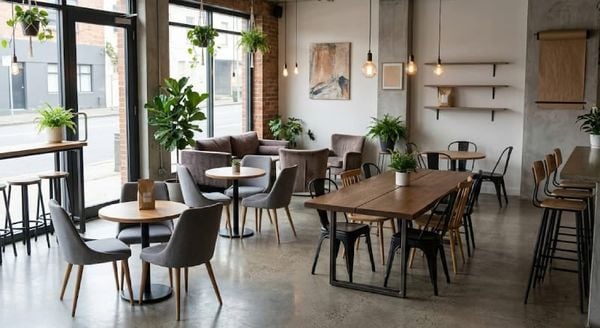 Bàn ghế quán cafe