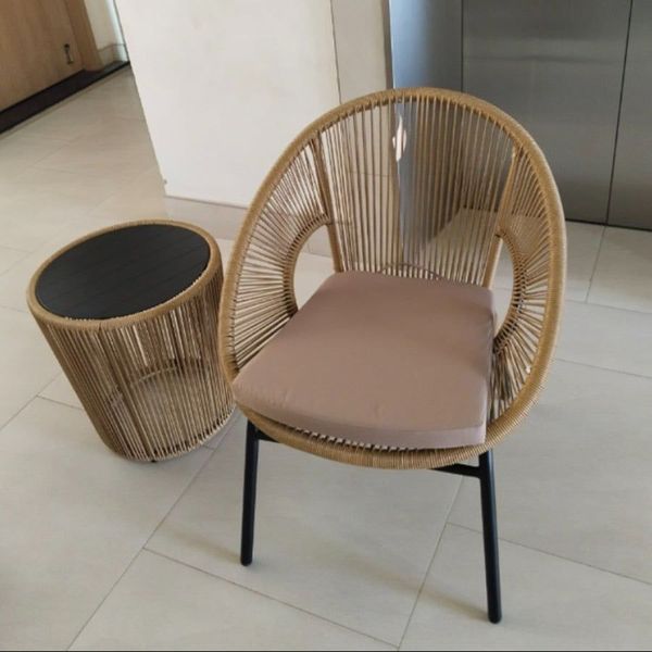 Bộ bàn ghế ban công mây nhựa