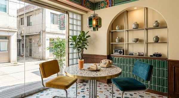Decor quán cafe Hàn Quốc phong cách Newtro