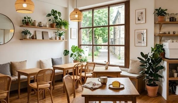Bố trí không gian quán cafe chuẩn Hàn Quốc