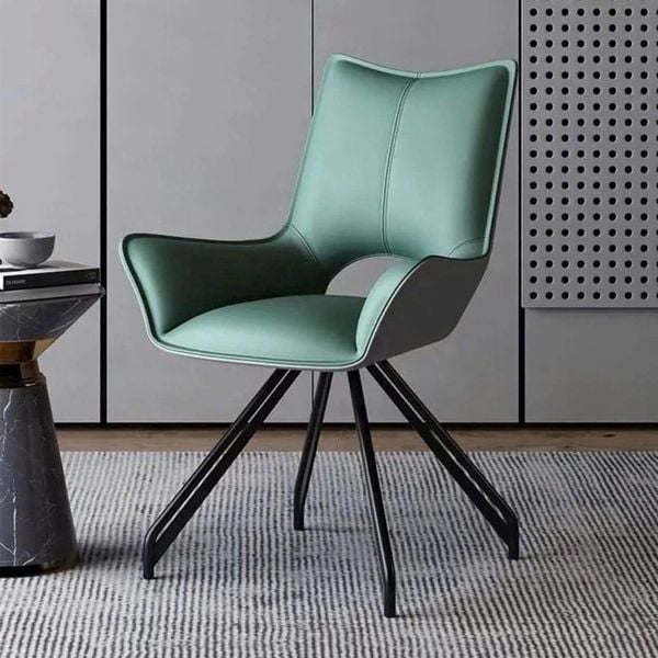 Ghế ăn xoay bọc da Simili