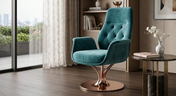 Ghế giám đốc nữ bọc vải nhung