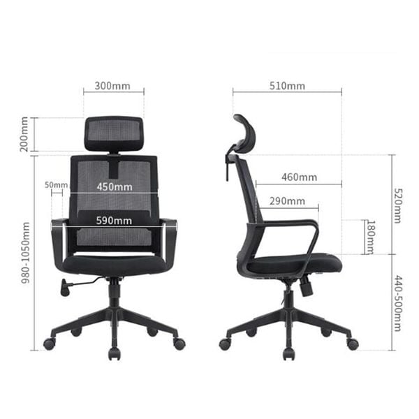 Ghế nhân viên lưới xoay DPD17A