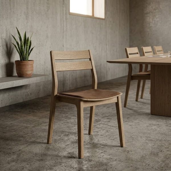 Ghế phòng họp gỗ tự nhiên bề mặt nhám