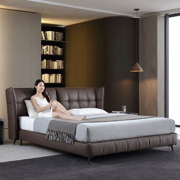 Giường ngủ bọc da Fancy
