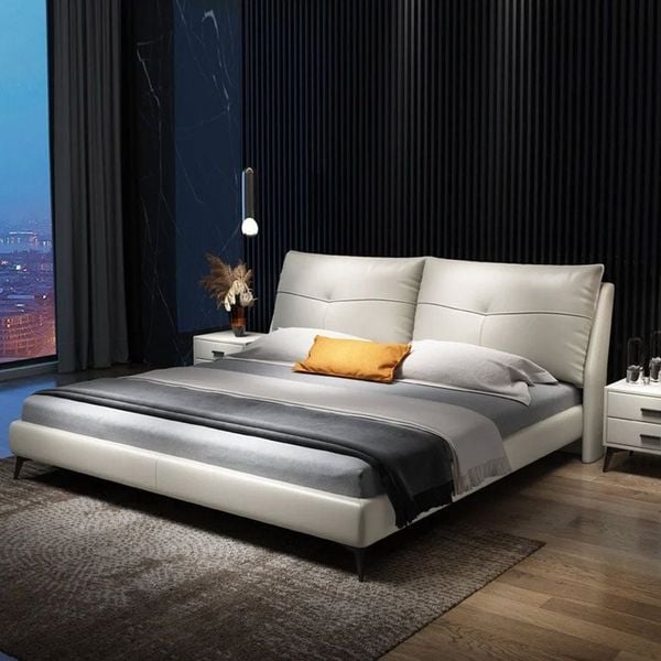 Giường ngủ bọc da cao cấp William