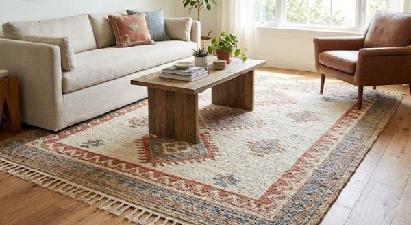 Thảm trải sàn phòng khách