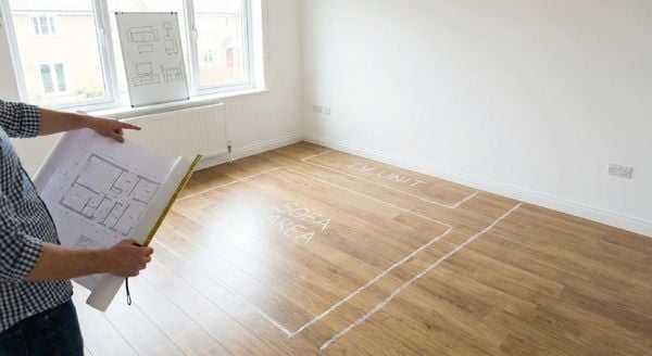 Xác định rõ diện tích và bố cục phòng khách