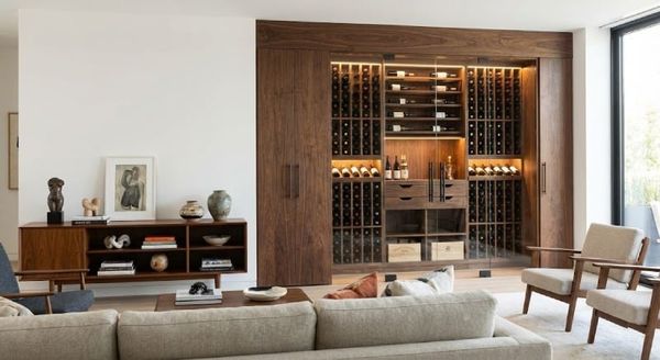 Tủ rượu trang trí phòng khách