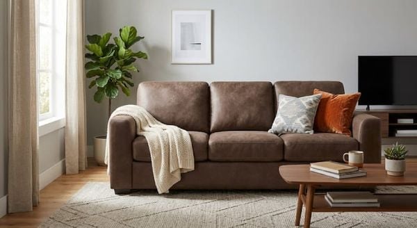 Ghế sofa da giá rẻ Microfiber