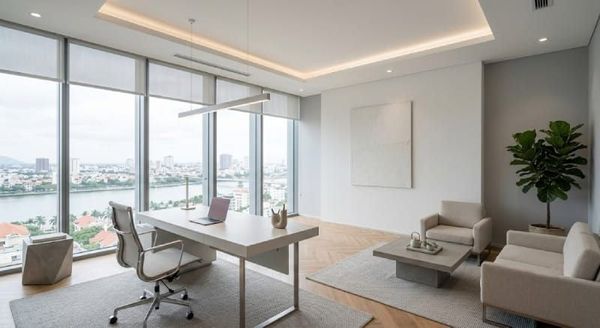 Thiết kế phòng giám đốc phong cách tối giản