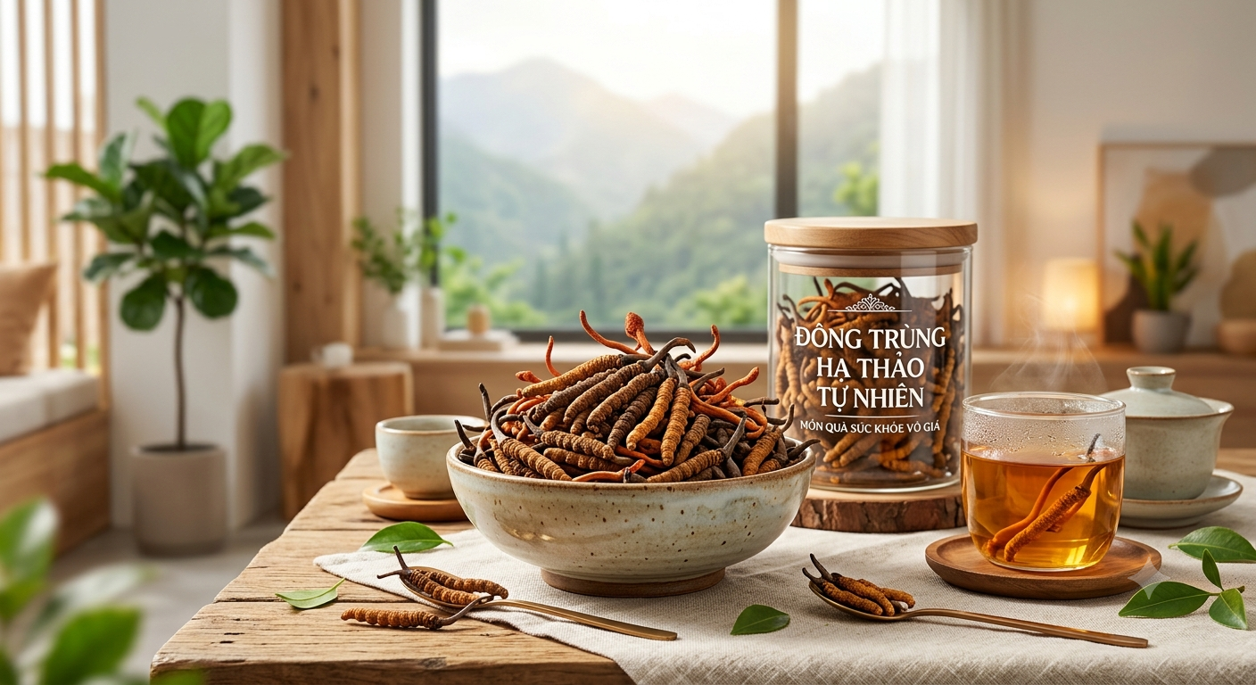 Đông trùng hạ thảo tự nhiên - Sự kết hợp hoàn hảo giữa thực vật và động vật