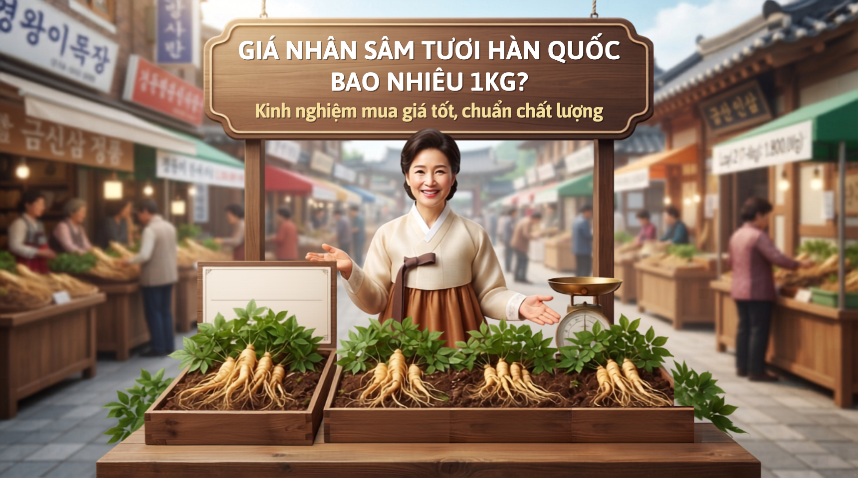 Giá sâm tươi Hàn Quốc bao nhiêu 1kg? Kinh nghiệm mua giá tốt, chuẩn chất lượng