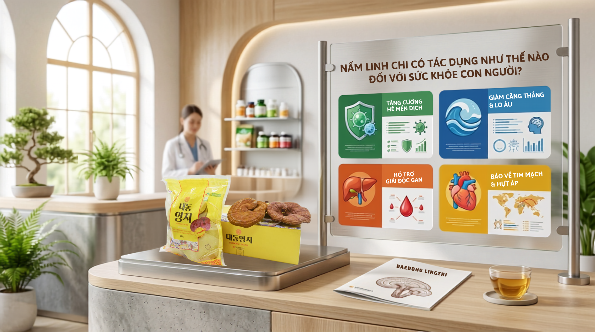 Cửa hàng bán nấm linh chi uy tín, cam kết chất lượng 100%