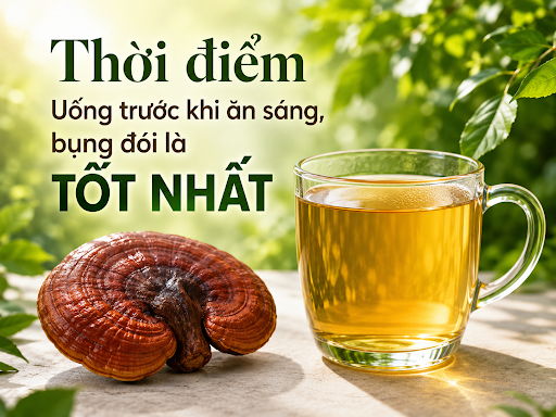 Thời điểm sử dụng nấm linh chi hiệu quả
