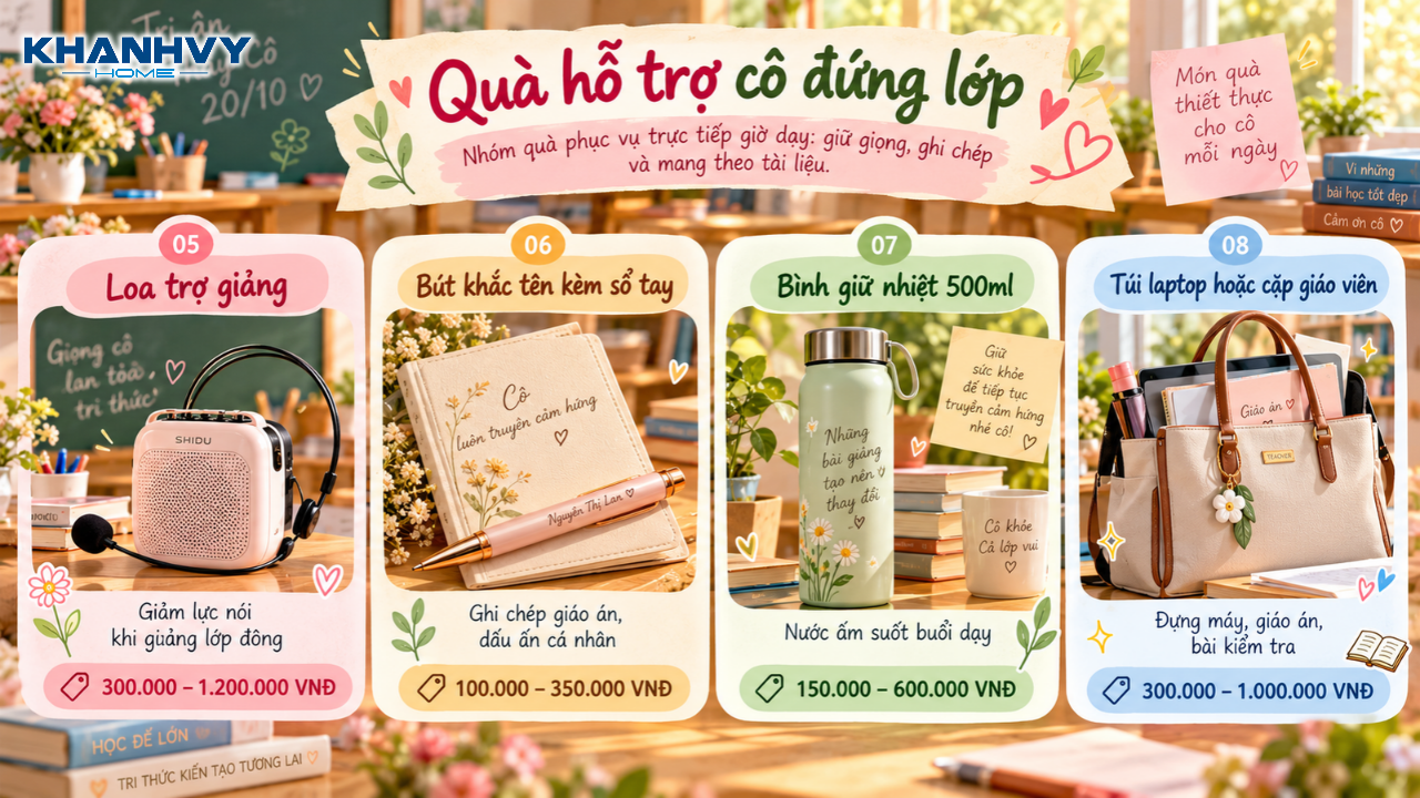 Hoa tươi, thiệp viết tay, sách và album ảnh lưu giữ kỷ niệm