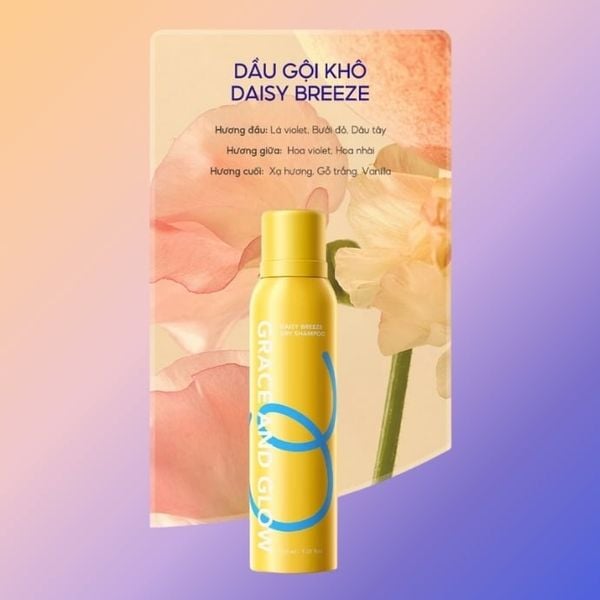 Gội Đầu Khô Phồng Tóc Grace and Glow (Mẫu Mới)