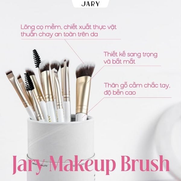 Cọ Tán Kem Nền Vạt Xéo Jary Beveled Foundation Brush