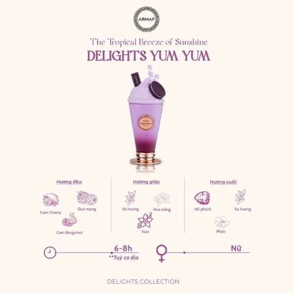 Nước Hoa Armaf Delights Yum Yum Eau De Parfum