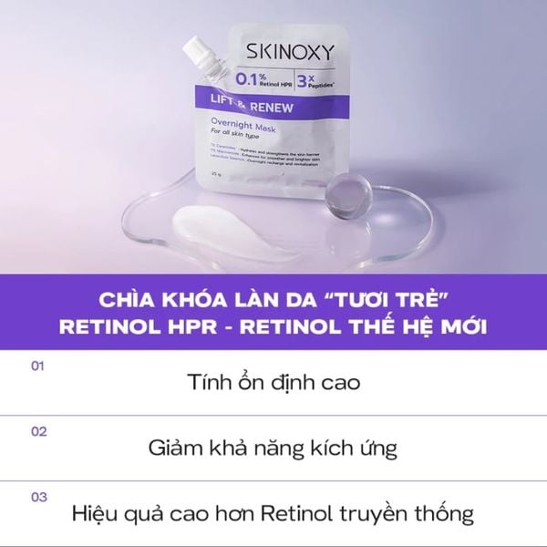 Mặt Nạ Dưỡng Skinoxy Lift & Renew Overnight Mask