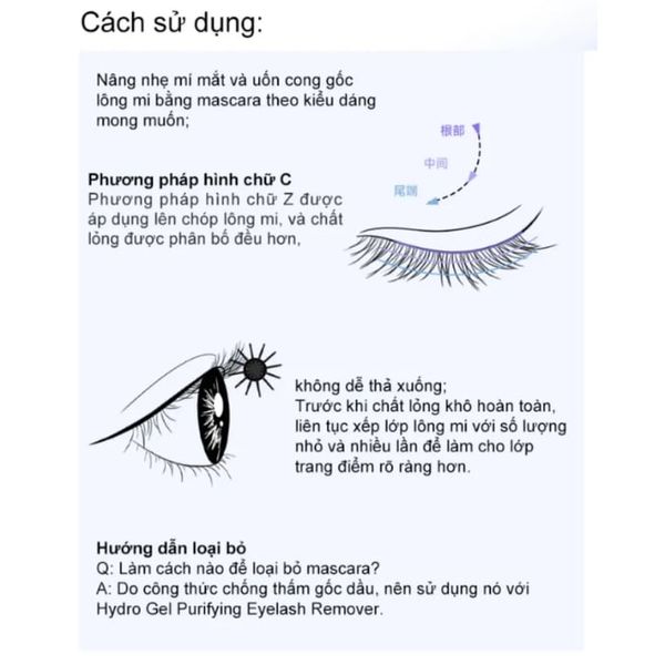 Mascara Làm Cong Dài Và Tơi Mi Ukiss Phoenix Tail Slim Curl Mascara