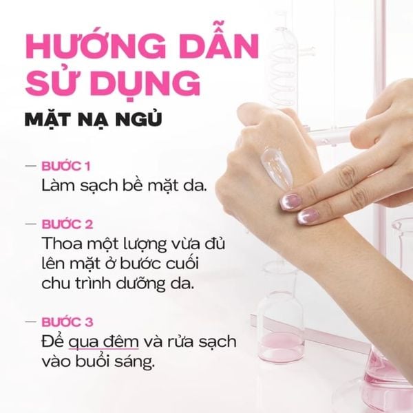 Mặt Nạ Ngủ Dưỡng Ẩm Và Sáng Da Skinoxy Bright & Glow Overnight
